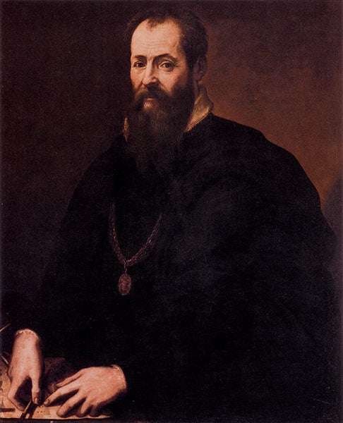 Giorgio Vasari, self-portrait, Uffizi, ca 1571 (wga.hu)

