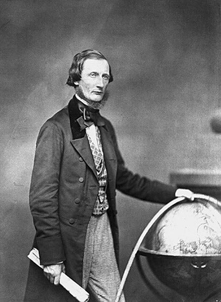 Portrait, imperial salted-paper print by Matthew Brady, [1858] (atlantic-cable.com) 