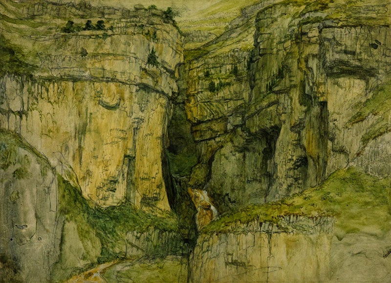 James Ward, preliminary sketch for Gordale Scar (Tate Britain)