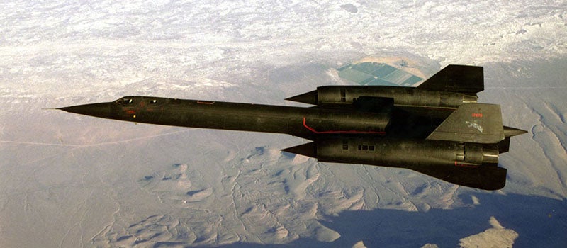  Lockheed SR-71 Blackbird in the air; Kelly Johnson was lead designer (arstechnica.net)