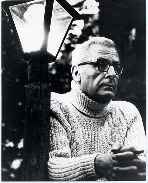 Portrait of Loren Eiseley, undated photograph, 1970s (facebook.com/LorenEiseleySociety)