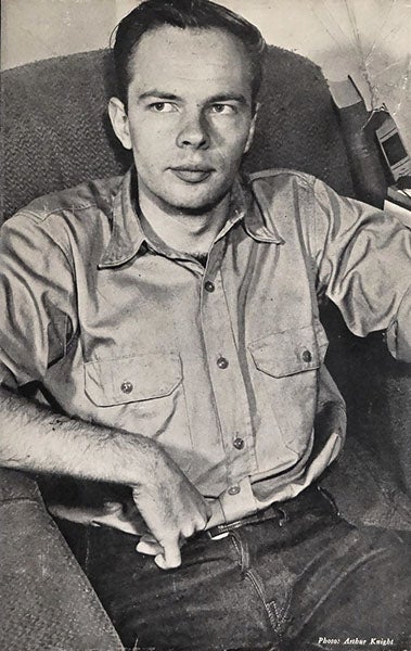 Philip K. Dick, photograph from the dust jacket of The Man in the High Castle, 1962 (flickr)