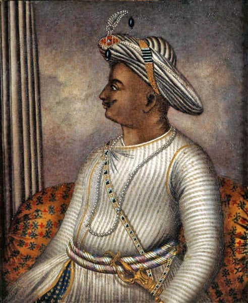 Portrait of Tipu Sultan, 1792 (British Library via artuk.org)