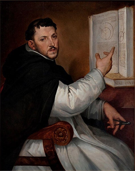 Portrait of Ignazio Danti, in Dominican garb, by Bartolomeo Passarotti, before 1586, Musée des beaux-arts de Brest (Wikimedia commons)