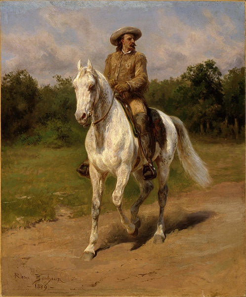 Col. William F. Cody (Buffalo Bill), by Rosa Bonheur, 1889, oil on canvas, Buffalo Bill Center of the West (Wikimedia Commons)
