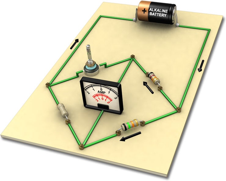 Modern circuit diagram of a Wheatstone bridge, National Maglab (nationalmaglab.org)