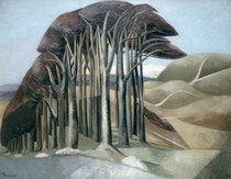 Wood on the Downs, oil on canvas, by Paul Nash, 1929, Aberdeen Archives, Gallery & Museums (artuk.org)