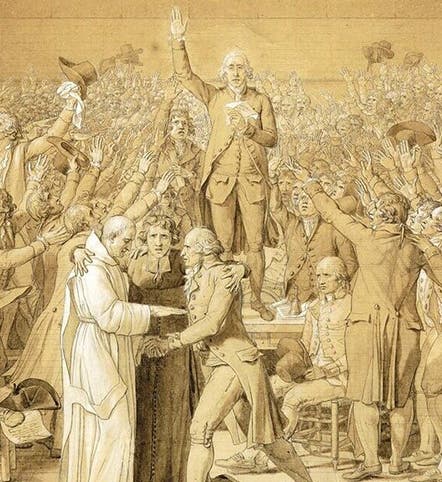 The Oath Of The Tennis Court Jacques Louis David The Oath Of The Tennis Court Jacques Louis David