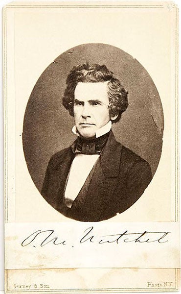Portrait of Ormsby MacKnight Mitchel, carte de visite, pre-Civil War (civilwaref.blogspot.com)
