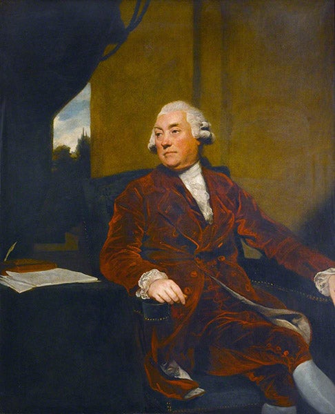Portrait of Percival Pott, by Joshua Reynolds, oil on canvas, 1784, St Bartholomew’s Hospital, London (artuk.org)