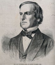 Portrait of George Boole, woodcut, ca 1865, Wellcome Collection (wellcomecollection.org)