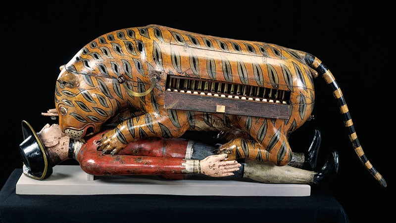 Tippoo’s tiger, automaton, 1795 (Victoria and Albert Museum)