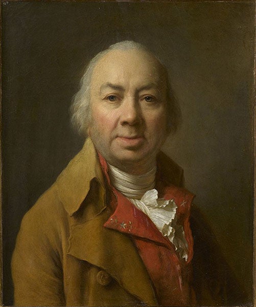 Self- portrait of Joseph Duplessis, oil on canvas, 1801, Palace of Versailles (Wikimedia commons)