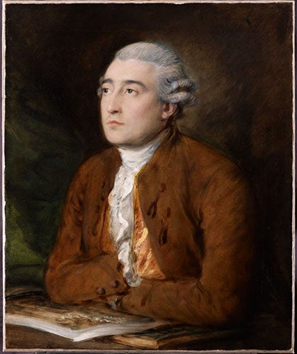 Portrait of Loutherbourg by Thomas Gainsborough, ca 1778 (Dulwich Picture Gallery)