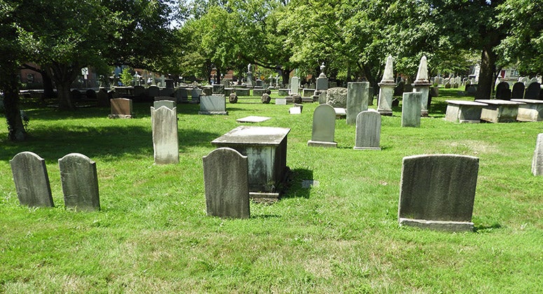 Sarcophagus of Canvass White, Princeton Cemetery, New Jersey (findagrave.com)