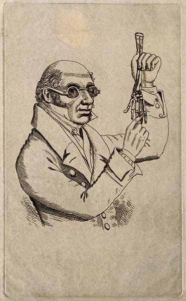 Portrait sketch of Robert Knox, unknown artist and date, Wellcome Collection, London (wellcomecollection.org)