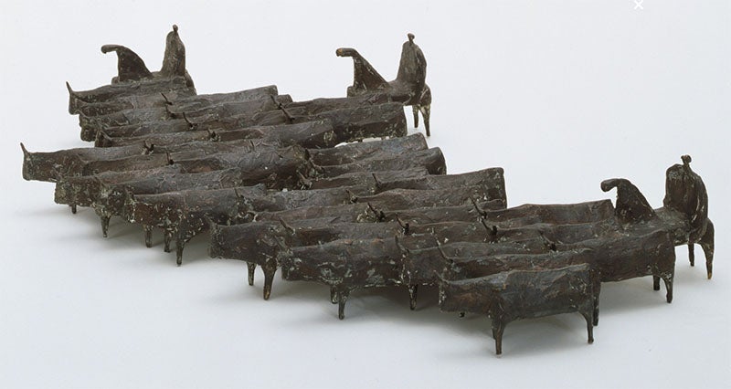 Camargue X, sculpture in bronze by Fritz Koenig, 1958, Museum of Modern Art, New York City (moma.org)