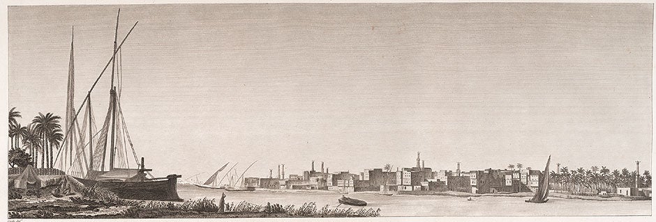 View of Rosetta, from Description de l’Égypte État moderne, v. 1