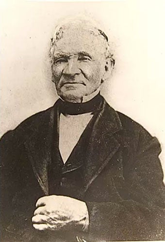 Photograph of Rufus Porter, aged 80 (Rufus Porter Museum) 