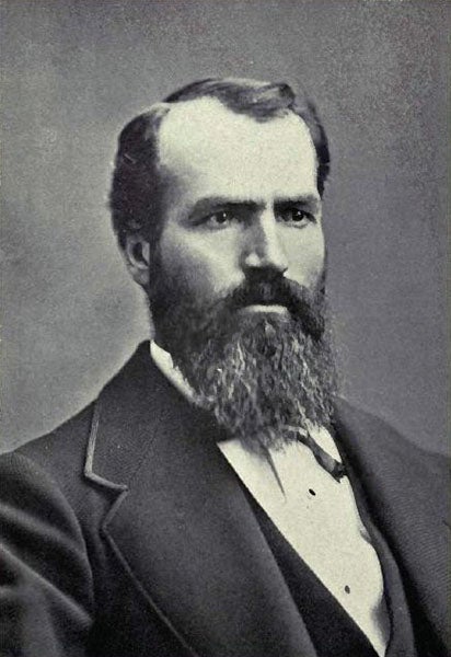 Portrait of Nathaniel P. Langford, photograph, ca. 1870 (Wikimedia commons)