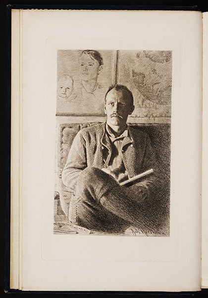 Portrait of Nansen, <i>Farthest North</i>, 1897 (Linda Hall Library)