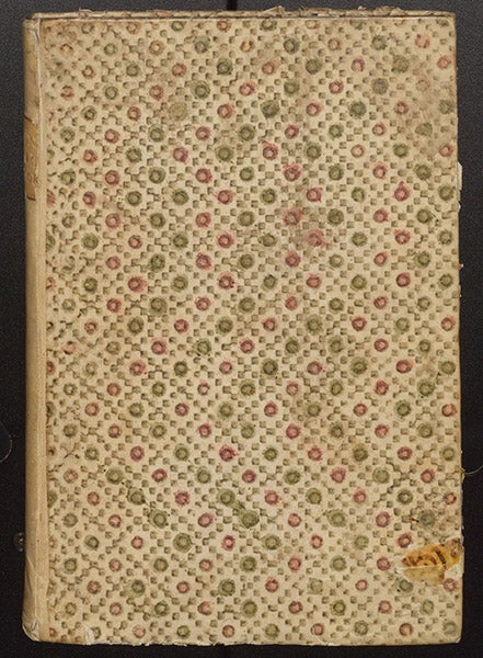 Front cover, Apollonius, Conicorvm libri quattuor, trans. by Federico Commandino, 1566; former Horblit copy (Linda Hall Library)