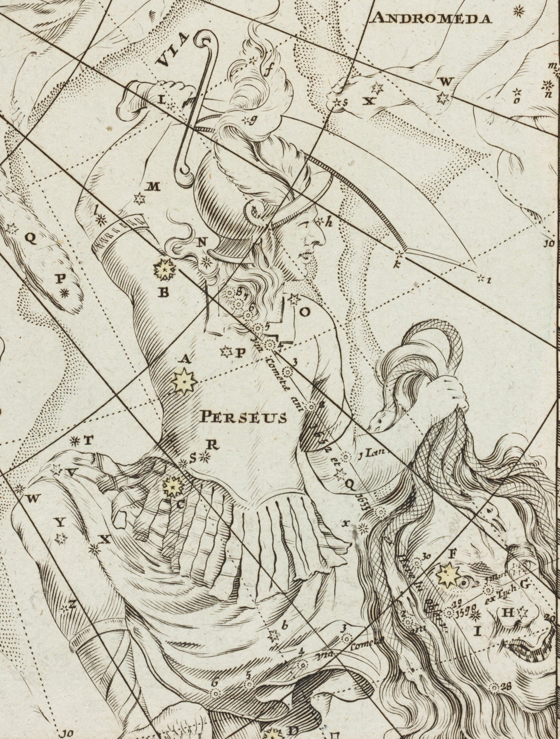 Atlas der Klassischen Archäologie Star Map by Johann Elert Bode - Plate II- Cepheus