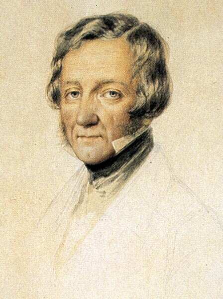 Portrait of William Tierney Clark, watercolor by an unknown artist, Budapest History Museum (elib.hu)