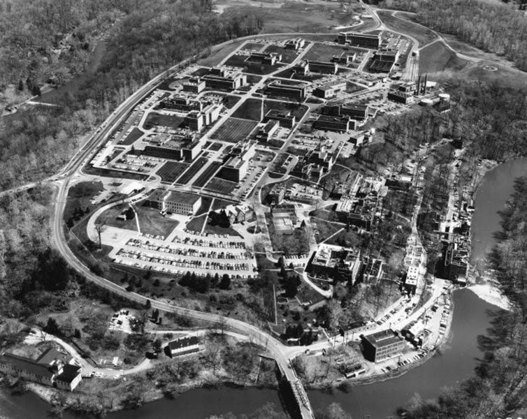 The Dupont Experimental Station at Wilmington, Del., where Wallace Carothers worked and invented nylon, 1928-37, Hagley Museum and Library (hagley.org)