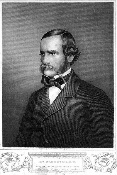 Portrait of Humphry Sandwith, engraving by D.J. Pound after Watkins, Wellcome Collection (welcomcollection.org)