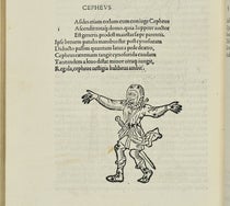 The constellation Cepheus, woodcut in Matheseos Liber, by Firmicus Maternus et al., including Aratus of Soli, 1499 (The Linda Hall)