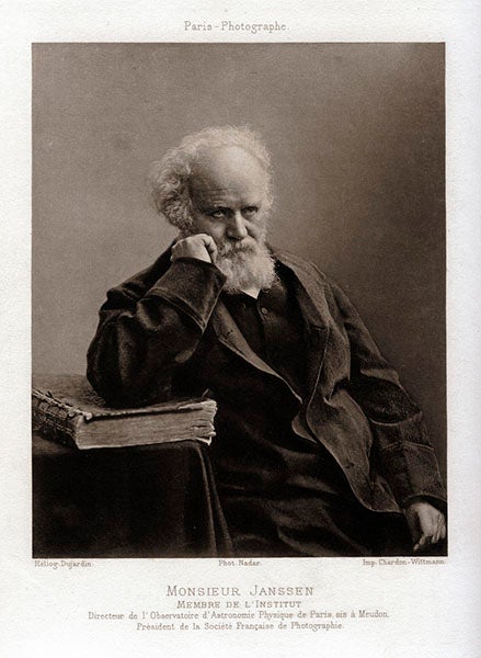 Photograph of Jules Janssen by Nadar, 1892 (History of Photography Archive on Flickr)