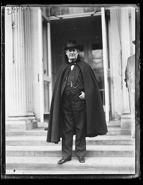 William Jennings Byan at the White House, photograph, 1923, Library of Congress (loc.gov)