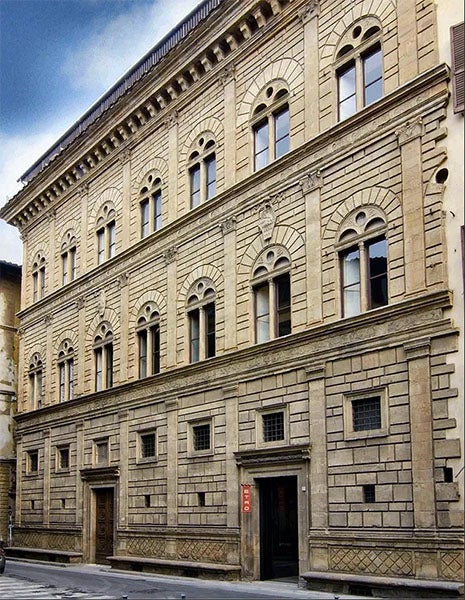 palazzo rucellai interior