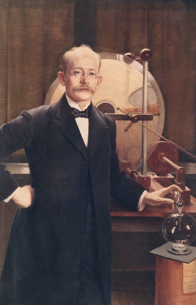 Portrait of Kristian Birkeland, ca 1900 (Wikimedia commons)