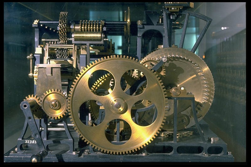 Detail of Scheutz engine no. 2, National Museum of American History, Smithsonian Institution (americanhistory.si.edu)