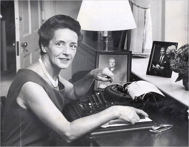 Eve Curie, photograph, undated (New York Times)