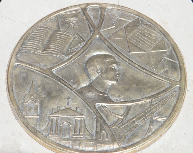 Plaque honoring Giovanni Battista Hodierna, in Ragusa, unveiled 2012 (commune.ragusa.gov.it)