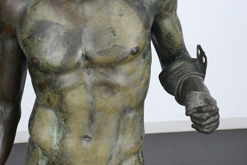 Torso, detail of Riace B bronze statue, National Archaeological Museum of Magna Graecia, Reggio Calabria, Italy (smarthistory.org)