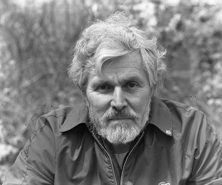 Carl R. Woese, photograph by Charlie Vossbrinck, 1982, New Yok Times Magazine, Aug. 13, 2018 (nytimes.com)