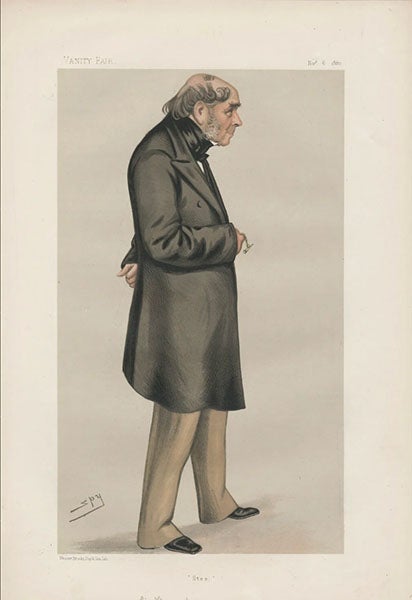 Caricature of Henry Bessemer, steel manufacturer, by Leslie Ward (“Spy”), chromolithograph in Vanity Fair, Nov. 6, 1880, captioned: “Steel,” National Portrait Gallery, London (npg.org.uk)