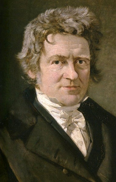 Portrait of Friedrich Wilhelm Bessel, oil on canvas, by Christian Albrecht Jensen, 1839, Ny Carlsberg Glyptotek (astronomicalheritage.net)