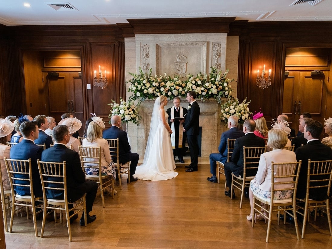 Drawing Room wedding for 40