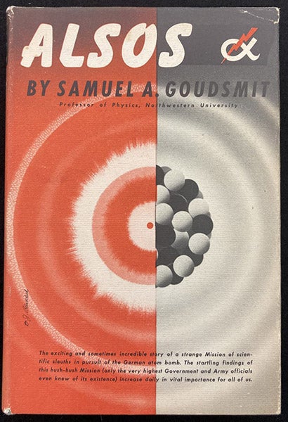 Dust jacket, Alsos (1947), by Samuel Goudsmit (author’s copy)