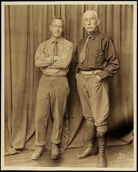 Lincoln Ellsworth and Roald Amundsen, photograph, 1926 (Wikimedia commons)