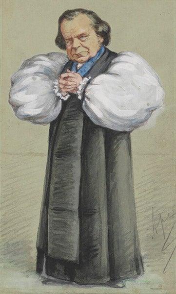 Caricature of Samuel Wilberforce, by Carlo Pellegrini, Vanity Fair, July 24, 1869 (npg.org.uk)
