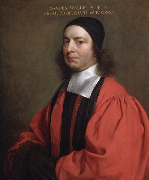 Portrait of John Wallis (Royal Society of London)