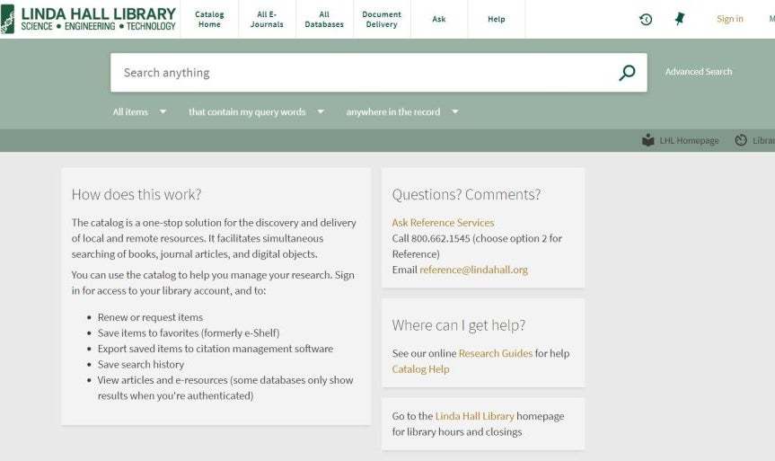 News Linda Hall Library