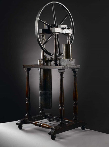 An original model of a Stirling engine, 1827 (National Museums of Scotland)