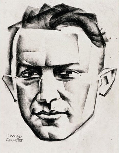 Portrait of William Carlos Williams, crayon, ink, and pencil on paper, by Hugo Gellert, ca 1930, in the National Portrait Gallery, Smithsonian Institution (npg.si.edu)